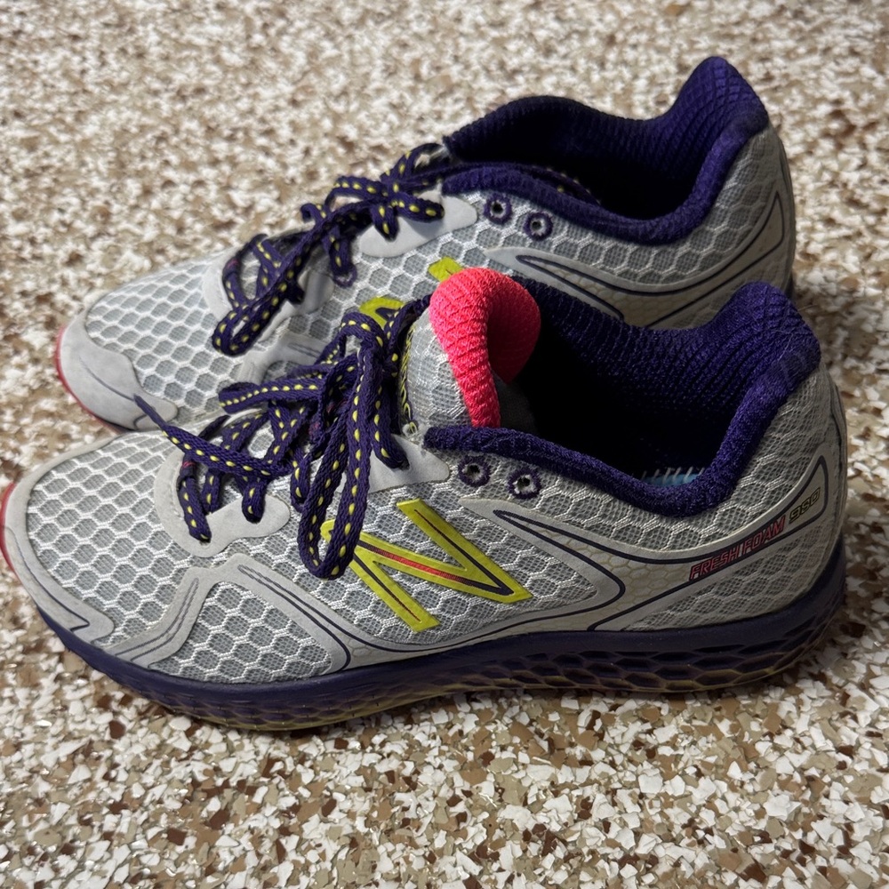 New Balance Women’s Sneakers - Gray, Purple, and Pink